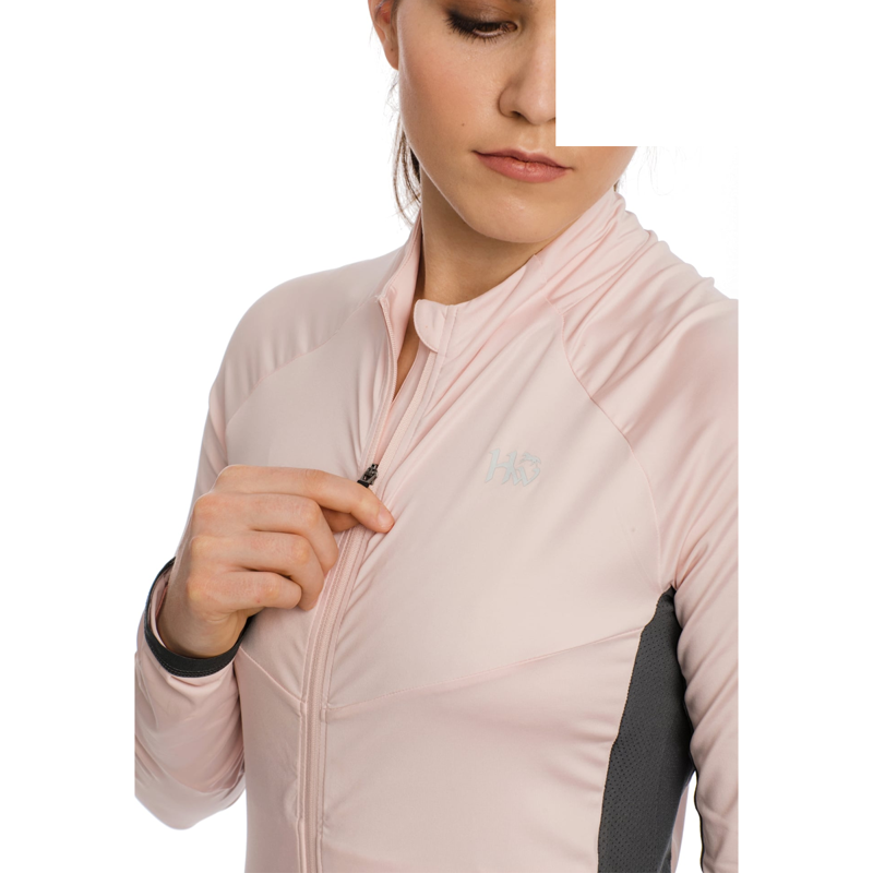 Horseware Lana Technical Full Zip Top - Rosewater/Charcoal-2